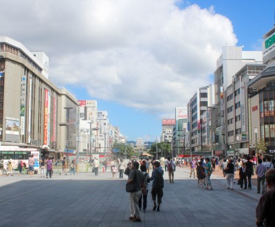 Himeji, Main avenue between the station and the Castle