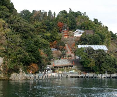 Chikubushima (Lake Biwa), View on the pier
