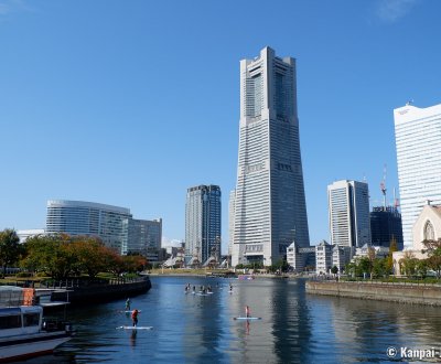 Minato Mirai 21 (Yokohama), View on the Landmark Tower and high-rises of the area