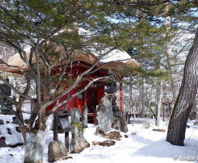 Kosen-ji (Kusatsu), Snow in the temple's grounds in winter