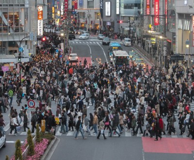 Shibuya Crossing in Tokyo