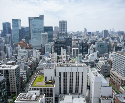 View on the rooftops of Tokyo