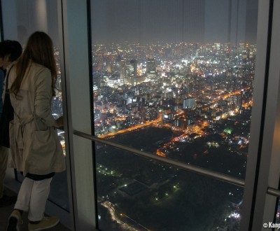 Abeno Harukas, Osaka, Night view on the city