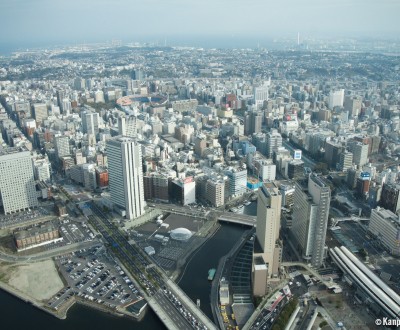 Yokohama, View on the city from Landmark Tower