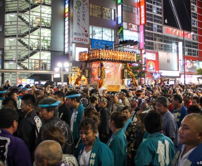 Fukuro Matsuri in Ikebukuro, Mikoshi procession