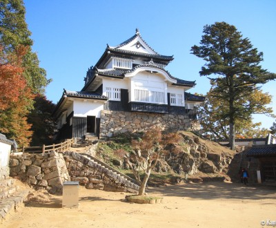 Bitchu Matsuyama Castle, the main keep viewed from Honmaru
