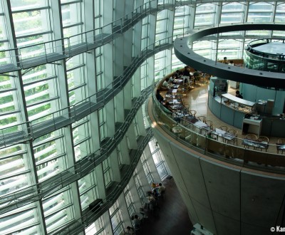 National Art Center Tokyo, View that inspired animated movie Your Name