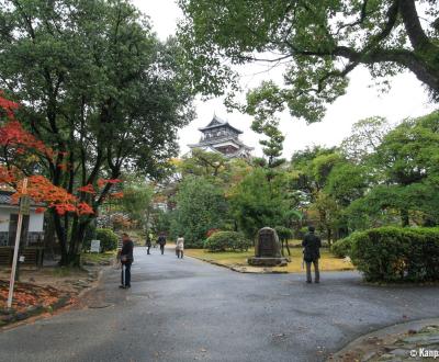 Hiroshima Castle, View from the park