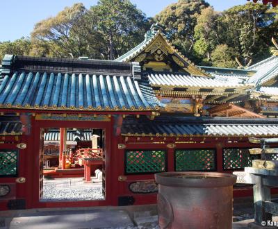 Kunozan Toshogu (Shizuoka), Tamagaki enclosure around Shaden