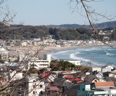 Hase-dera (Kamakura), View on Sagami Bay and Kamakura