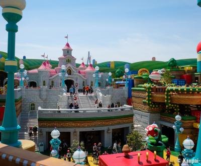 Super Nintendo World (USJ, Osaka), View on Mushroom Kingdom and Princess Peach's Castle