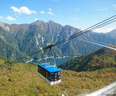 Tateyama Ropeway between Daikanbo and Kurobedaira