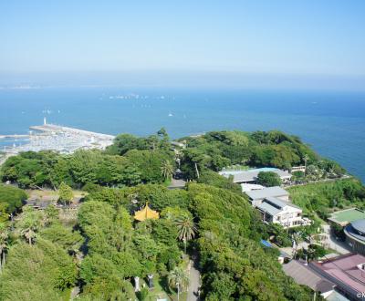 Samuel Cocking Garden (Enoshima), Panorama from Sea Candle Tower