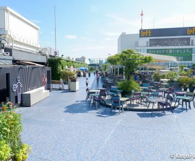 Seibu Ikebukuro Honten, 9th floor terrace and beer garden