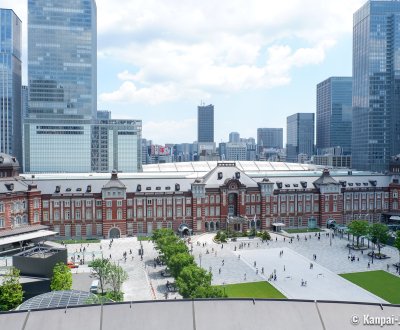 Tokyo Station Marunouchi side, view from Marunouchi House