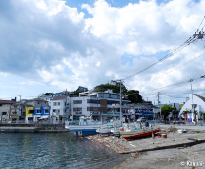 Miura, Fishing boats in Misaki Port