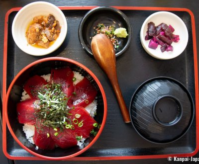 Restaurant Maguro Shokudo Shichibeimaru (Miura), Tuna donburi set