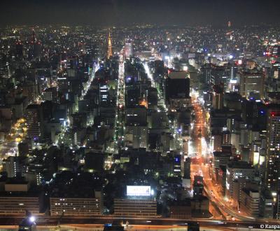 Midland Square (Nagoya), Night view on the city from Sky Promenade Observatory