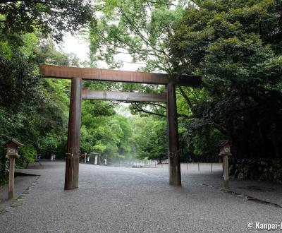 Ise Jingu, Wooden torii gate at Naiku inner shrine (Kotai-jingu)