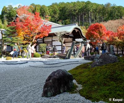 Enko-ji, View on Honryutei garden