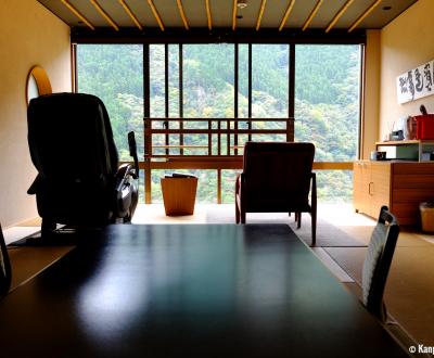 Iya Onsen (Shikoku), Room with a view on the valley