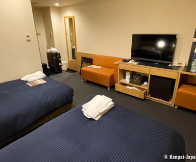 Quarantine in Japan during the Coronavirus pandemic, Double room at the hotel Kansai Airport Washington