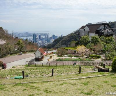 Nunobiki (Kobe), View on the garden and the city in the background