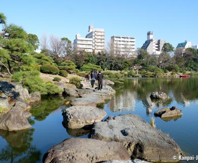 Kiyosumi Teien, Stone steps Isowatari