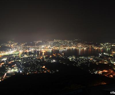 Mount Inasa, Night panorama on Nagasaki