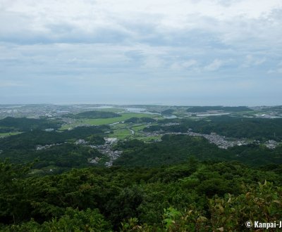 Ise-Shima Skyline, Panoramic view on Ise City and the Pacific Ocean