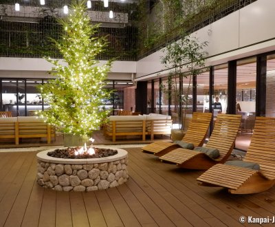 Good Nature Hotel (Kyoto), Patio with relaxation and green space
