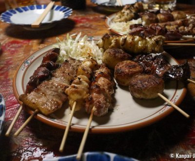 Izakaya Tough (Sasebo), Yakitori grilled meat skewers