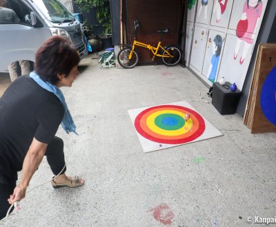 Demonstration of Sasebo top spinning