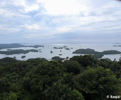 Kujukushima Islands, View on the archipelago from Ishidake Observatory