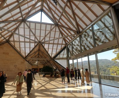 Miho Museum, Inside the main building