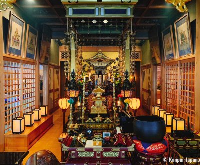 Choraku-ji temple (Adachi ward, Tokyo), Altar set up for Obon