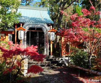 Sekizan Zen-in (Kyoto), Main pavilion of the temple in autumn