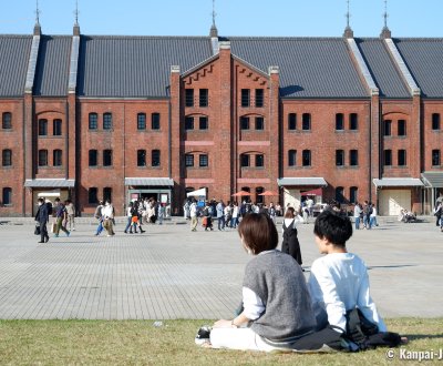 Akarenga Soko Warehouse (Yokohama), View on red bricks building N°2