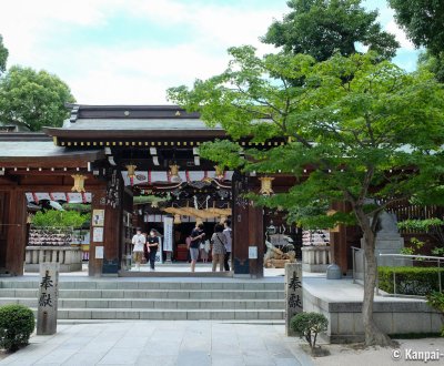 Kushida-jinja (Fukuoka), View on the shrine's main esplanade