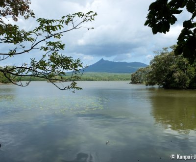 Onuma Park (Hokkaido), View on Lake Onuma and Mount Komagatake