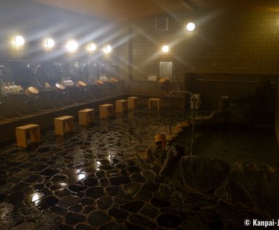 Yumoto Onsen Ohara Sanso (Kyoto), Shared baths with stone pavement