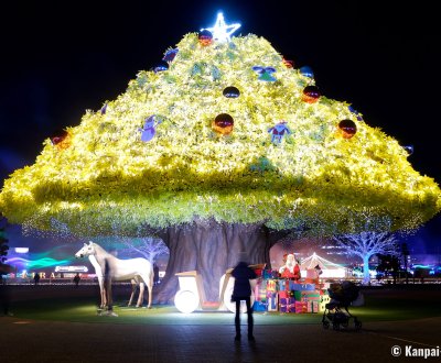 Tokyo Mega Illumination (Shinagawa), Giant tree in Aurora Forest