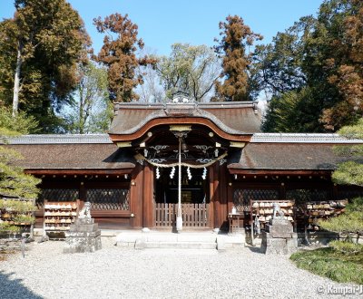 Umenomiya Taisha (Kyoto), Main pavilion of the shrine