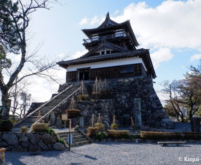 Maruoka Castle (Fukui), General view of the wooden keep