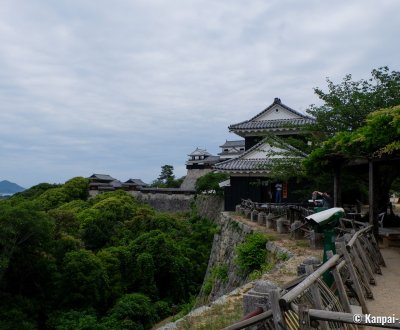 Matsuyama Castle (Shikoku), View on the fortress and the Seto Inland Sea