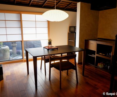 Auberge Homachi Mikuni Minato (Fukui), Kitchen area in the Seigaiha house