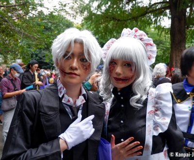 Ikebukuro Halloween Cosplay Festival, Cosplayers in the gore style