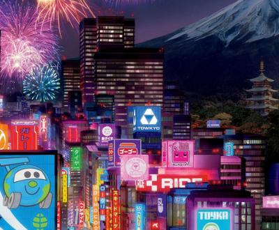 Tokyo City In Cars 2 Wide