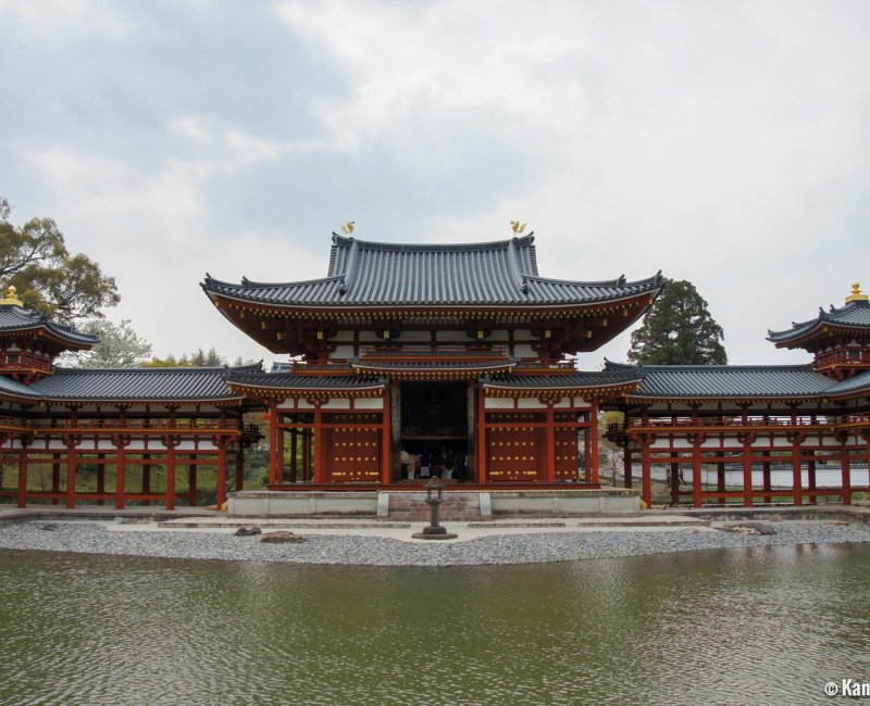 Byodo-in (Uji), Front view of the Phoenix Hall Byodo-in (Uji), Front view of the Phoenix Hall