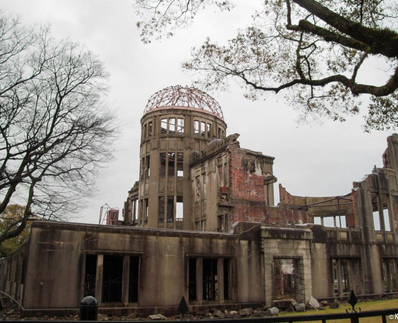 Genbaku Dome (Hiroshima), Close view of the building 2